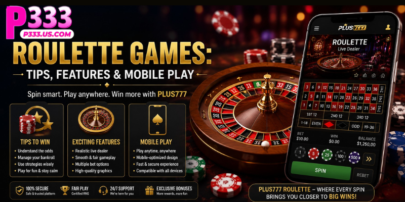 plus777 Roulette Games: Tips, Features & Mobile Play
