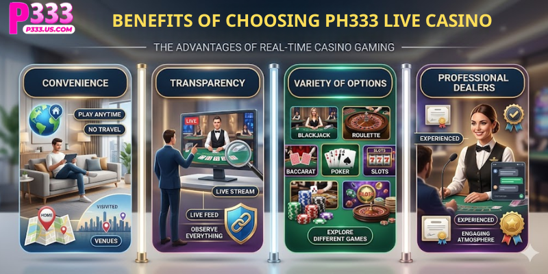 Benefits of Choosing PH333 Live Casino